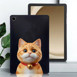 For-Samsung-Galaxy-Tab-A11+-Case-Pattern-Printing-Slim-TPU-Tablet-Protective-Cover-Shorthair-Cat