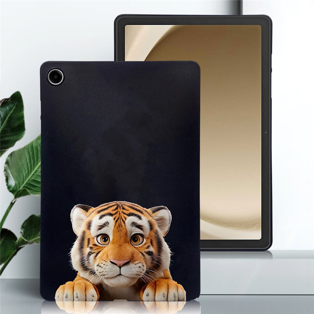 For-Samsung-Galaxy-Tab-A11+-Case-Pattern-Printing-Slim-TPU-Tablet-Protective-Cover-Little-Tiger