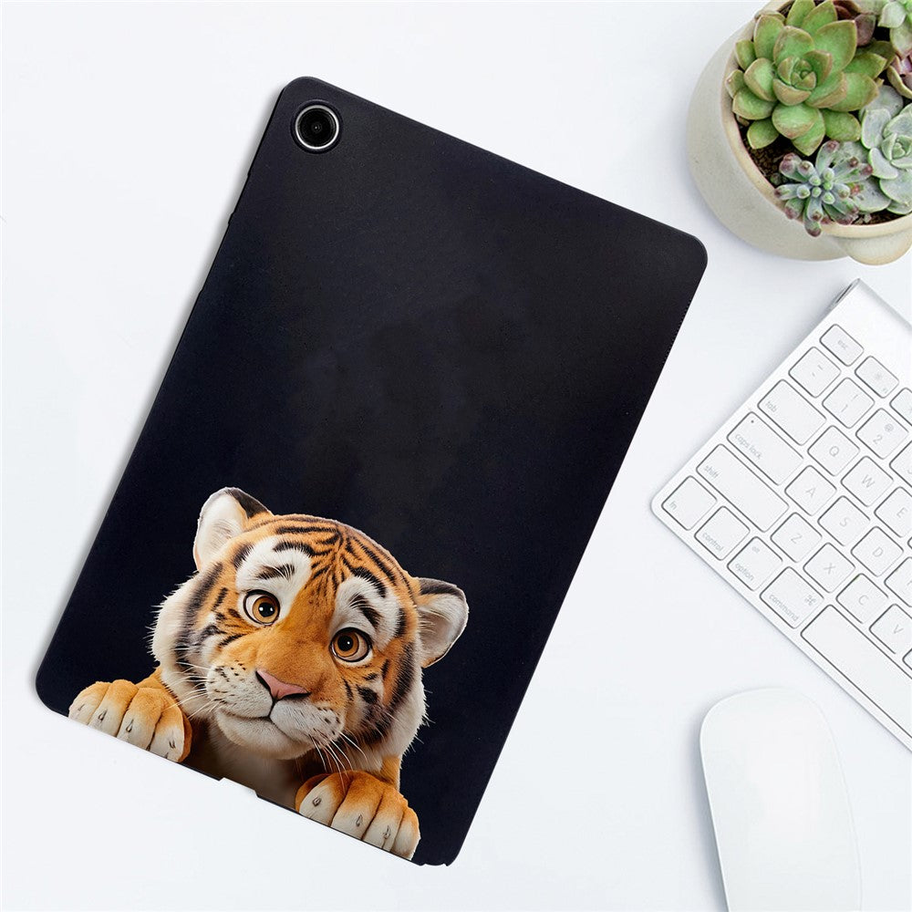 For-Samsung-Galaxy-Tab-A11+-Case-Pattern-Printing-Slim-TPU-Tablet-Protective-Cover-Little-Tiger