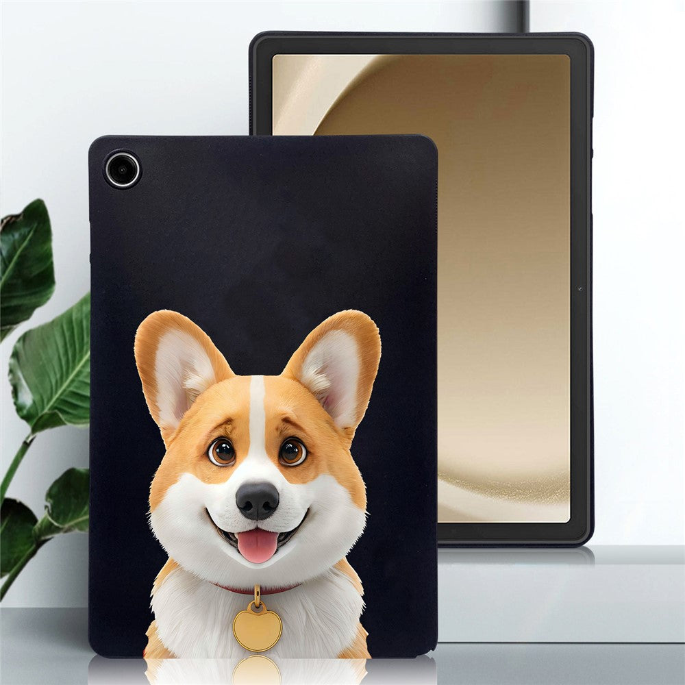 For-Samsung-Galaxy-Tab-A11+-Case-Pattern-Printing-Slim-TPU-Tablet-Protective-Cover-Corgi