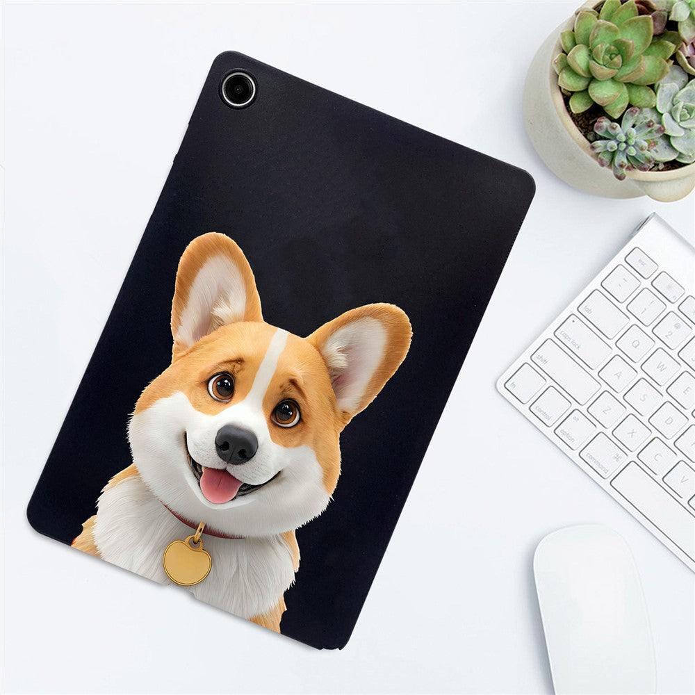 For-Samsung-Galaxy-Tab-A11+-Case-Pattern-Printing-Slim-TPU-Tablet-Protective-Cover-Corgi