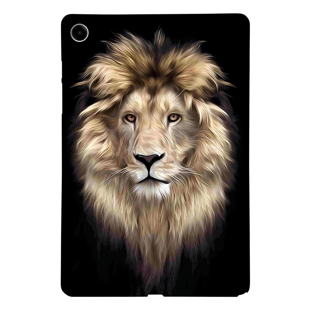For-Samsung-Galaxy-Tab-A11+-TPU-Case-Pattern-Printing-Slim-Tablet-Protective-Cover-Lion