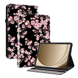 For-Samsung-Galaxy-Tab-A11+-Leather-Case-Pattern-Printed-Stand-Tablet-Cover-with-Card-Slots-Plum-Blossom