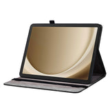 For-Samsung-Galaxy-Tab-A11+-Leather-Case-Pattern-Printed-Stand-Tablet-Cover-with-Card-Slots-Plum-Blossom