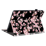 For-Samsung-Galaxy-Tab-A11+-Leather-Case-Pattern-Printed-Stand-Tablet-Cover-with-Card-Slots-Plum-Blossom