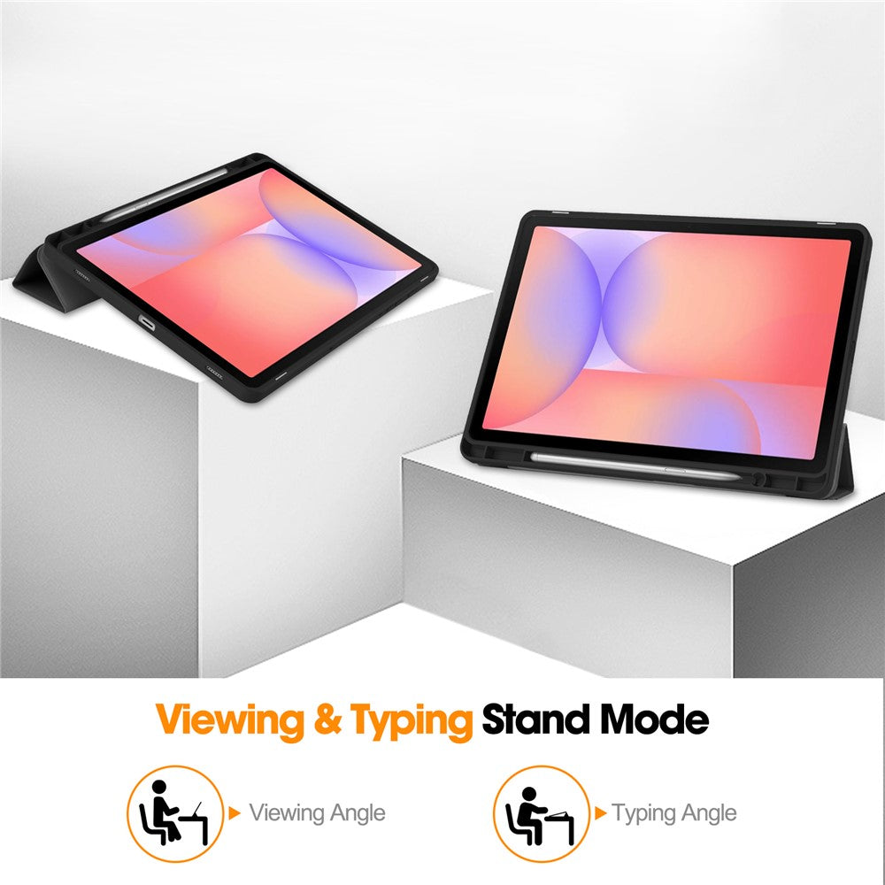 For-Samsung-Galaxy-Tab-S10-Lite-Stand-Case-Shock-Absorbent-Leather-Tablet-Cover-with-Pen-Slot-Black