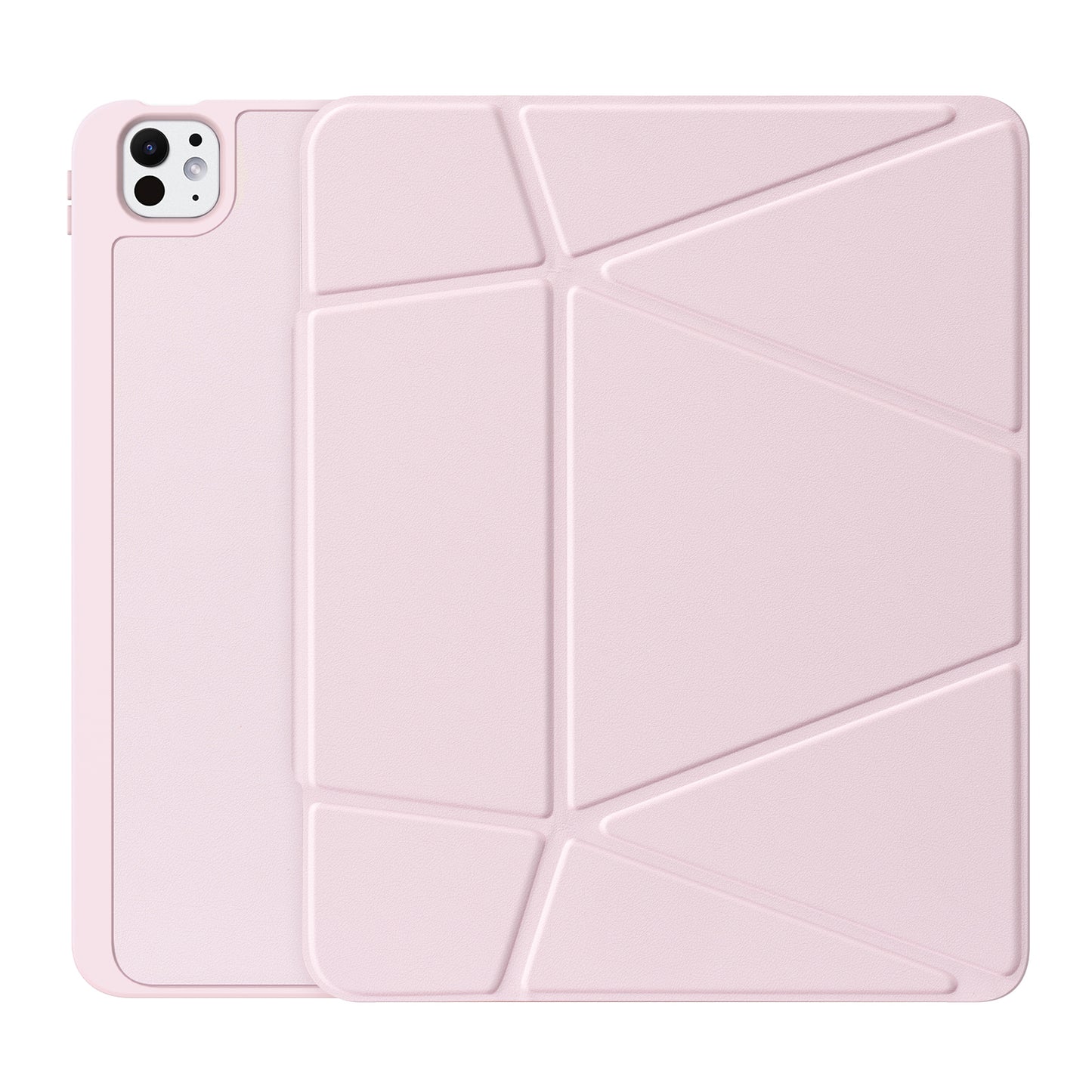 For-iPad-Pro-13-(2024)-Tablet-Case-DUX-DUCIS-Vers-Series-Multi-function-Folding-Stand-Leather-Cover-Pink