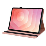 For-Samsung-Galaxy-Tab-S11-Case-Butterfly-Flower-Imprint-PU-Leather-Tablet-Cover-with-Card-Slots-Pink