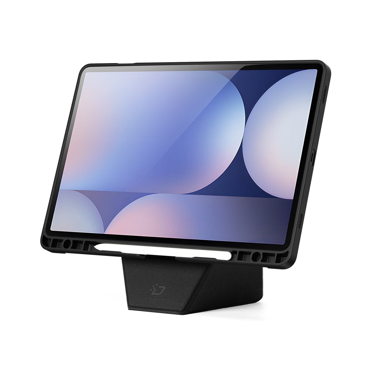 For-Samsung-Galaxy-Tab-S9+-/-Galaxy-Tab-S9-FE+-/-Galaxy-Tab-S10+-Tablet-Case-DUX-DUCIS-Vers-Series-Multi-function-Folding-Stand-Leather-Cover-Black