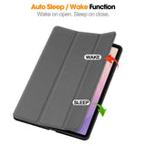 For-Samsung-Galaxy-Tab-S11-Stand-Case-Shock-Absorbent-Leather-Tablet-Cover-with-Pen-Slot-Grey