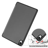 For-Samsung-Galaxy-Tab-S11-Stand-Case-Shock-Absorbent-Leather-Tablet-Cover-with-Pen-Slot-Grey
