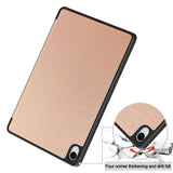 For-Samsung-Galaxy-Tab-S11-Stand-Case-Shock-Absorbent-Leather-Tablet-Cover-with-Pen-Slot-Rose-Gold