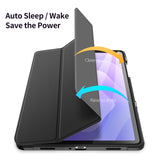 For-Samsung-Galaxy-Tab-A9+-/-Galaxy-Tab-A11+-Case-DUX-DUCIS-TOBY-Series-Tri-fold-Stand-PU-Leather-Tablet-Cover-Black