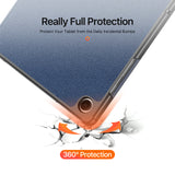 For-Samsung-Galaxy-Tab-A9+-/-Galaxy-Tab-A11+-Case-DUX-DUCIS-Domo-Series-Tri-fold-Stand-PU-Leather-Tablet-Cover-Blue