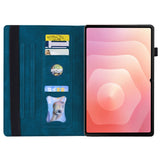 For-Samsung-Galaxy-Tab-S11-Ultra-Case-PU-Leather-Protective-Folio-Tablet-Cover-with-Card-Holder-Blue
