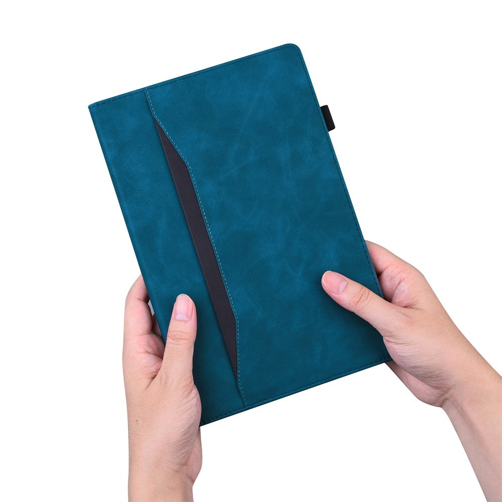 For-Samsung-Galaxy-Tab-S11-Ultra-Case-PU-Leather-Protective-Folio-Tablet-Cover-with-Card-Holder-Blue