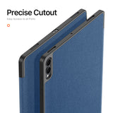 For-Samsung-Galaxy-Tab-S11-Ultra-Case-DUX-DUCIS-Domo-Series-Tri-fold-Stand-PU-Leather-Tablet-Cover-Blue