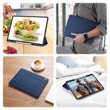 For-Samsung-Galaxy-Tab-S11-Ultra-Case-DUX-DUCIS-Domo-Series-Tri-fold-Stand-PU-Leather-Tablet-Cover-Blue