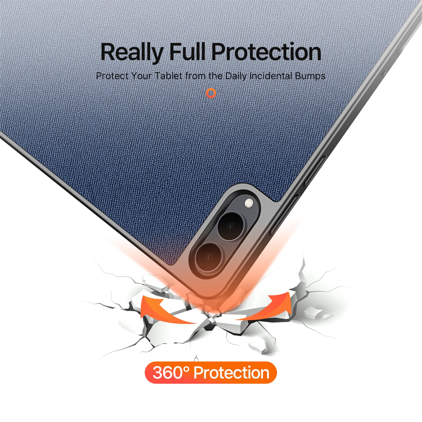 For-Samsung-Galaxy-Tab-S11-Ultra-Case-DUX-DUCIS-Domo-Series-Tri-fold-Stand-PU-Leather-Tablet-Cover-Blue