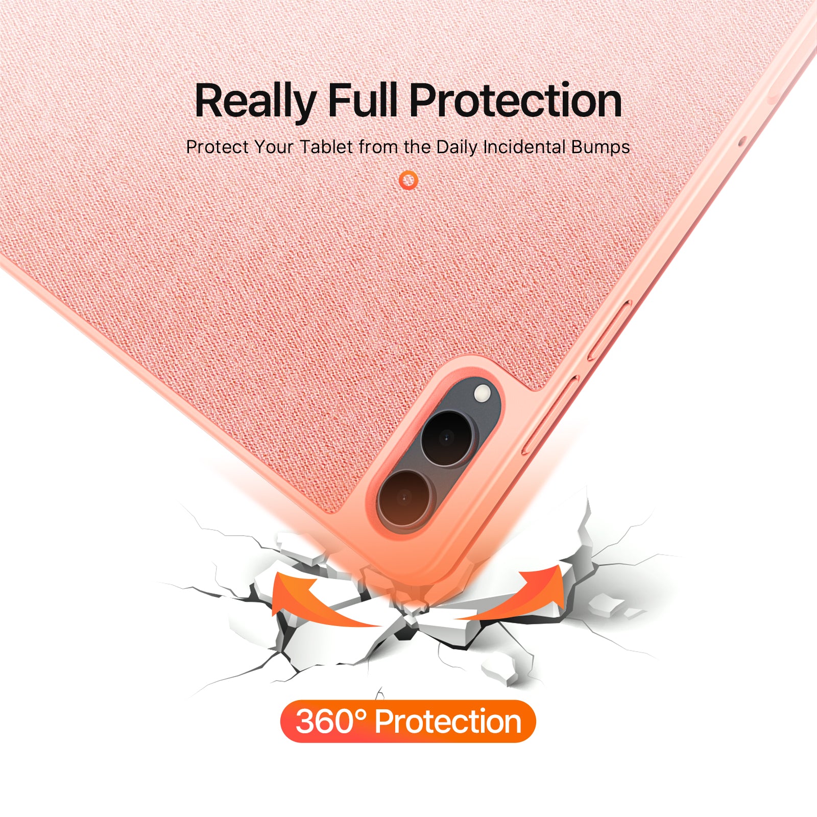 For-Samsung-Galaxy-Tab-S11-Ultra-Case-DUX-DUCIS-Domo-Series-Tri-fold-Stand-PU-Leather-Tablet-Cover-Pink