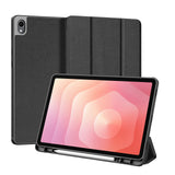 For-Samsung-Galaxy-Tab-S11-Case-DUX-DUCIS-Domo-Series-Tri-fold-Stand-PU-Leather-Tablet-Cover-Black
