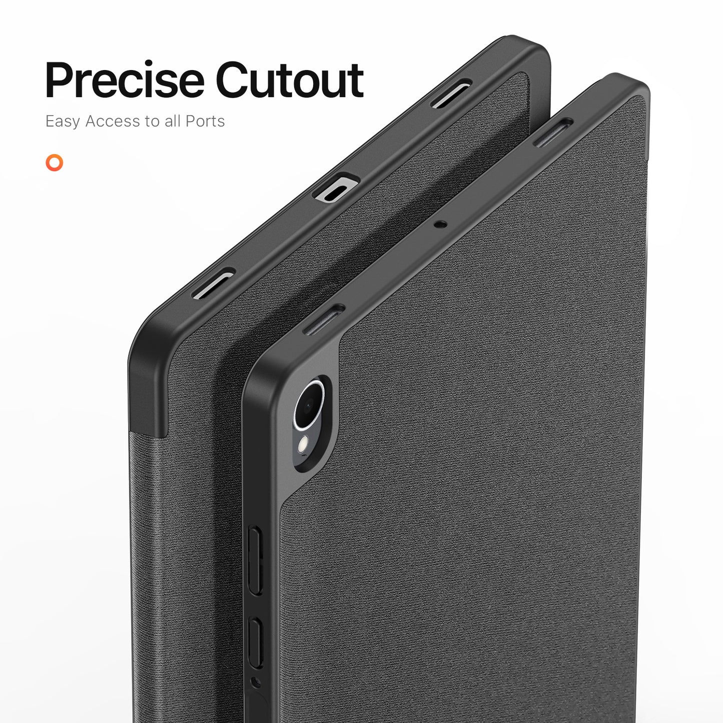 For-Samsung-Galaxy-Tab-S11-Case-DUX-DUCIS-Domo-Series-Tri-fold-Stand-PU-Leather-Tablet-Cover-Black