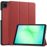 For-Samsung-Galaxy-Tab-A11-Case-Anti-Drop-Leather-Stand-Tablet-Cover-Wine-Red