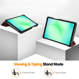 For-Samsung-Galaxy-Tab-A11-Case-Anti-Drop-Leather-Stand-Tablet-Cover-Wine-Red