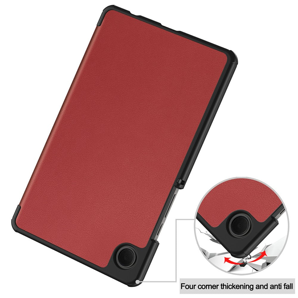 For-Samsung-Galaxy-Tab-A11-Case-Anti-Drop-Leather-Stand-Tablet-Cover-Wine-Red