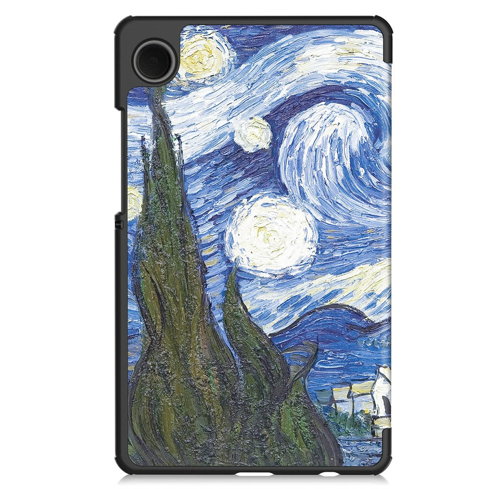 For-Samsung-Galaxy-Tab-A11-Case-Pattern-Print-Leather-Stand-Tablet-Cover-Starry-Sky