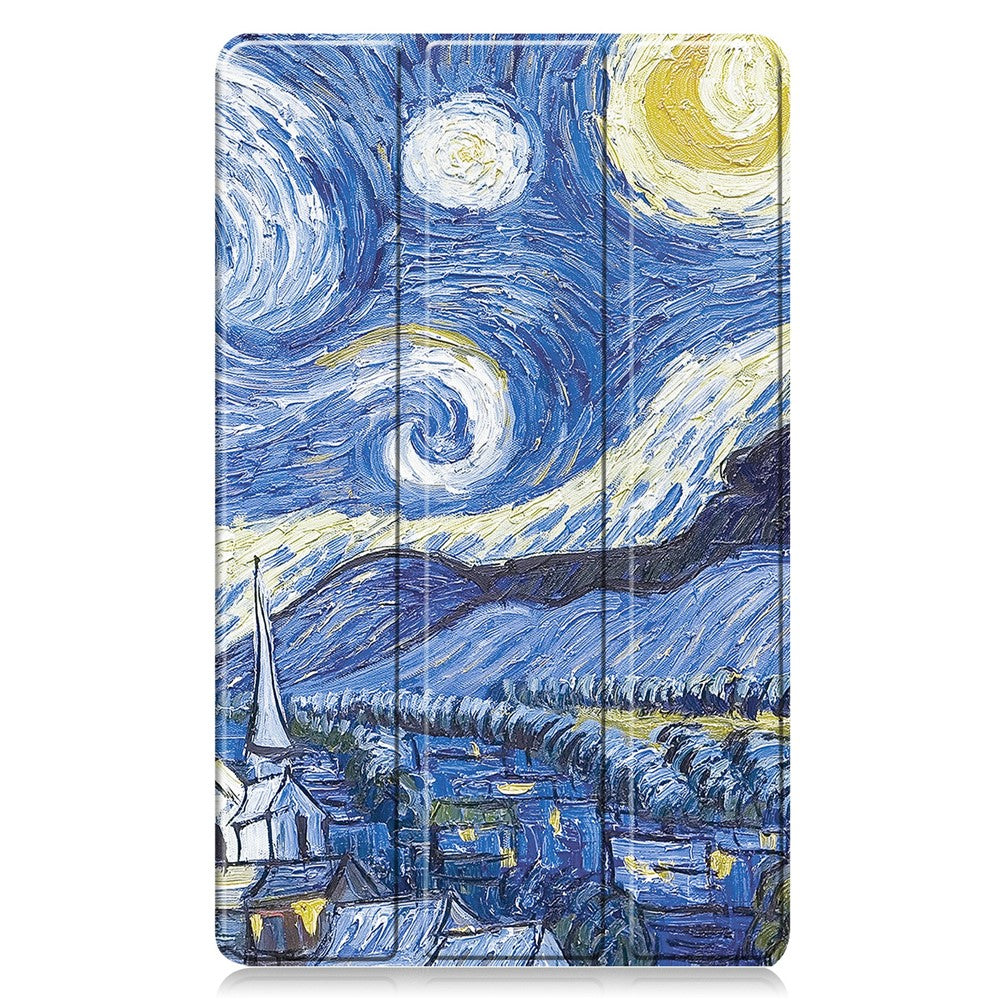 For-Samsung-Galaxy-Tab-A11-Case-Pattern-Print-Leather-Stand-Tablet-Cover-Starry-Sky