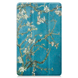 For-Samsung-Galaxy-Tab-A11-Case-Pattern-Print-Leather-Stand-Tablet-Cover-Apricot