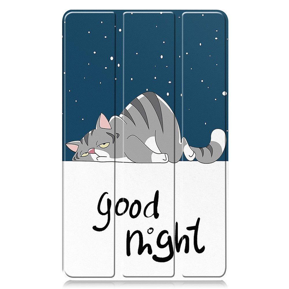 For-Samsung-Galaxy-Tab-A11-Case-Pattern-Print-Leather-Stand-Tablet-Cover-Cat