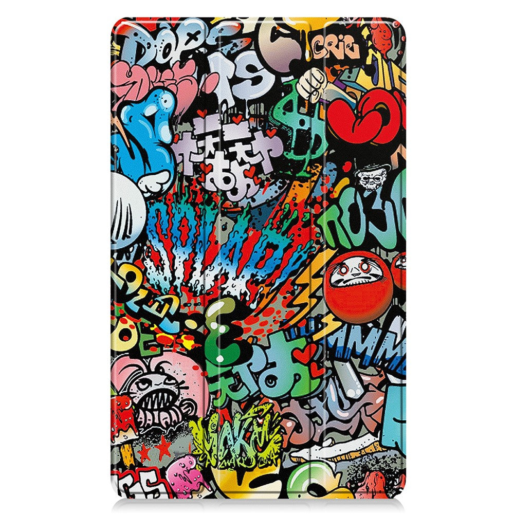 For-Samsung-Galaxy-Tab-A11-Case-Pattern-Print-Leather-Stand-Tablet-Cover-Graffiti