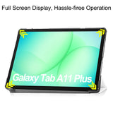 For-Samsung-Galaxy-Tab-A11+-Case-Anti-Drop-Leather-Stand-Tablet-Cover-White