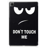 For-Samsung-Galaxy-Tab-A11+-Case-Pattern-Print-Leather-Stand-Tablet-Cover-Don't-Touch-Me