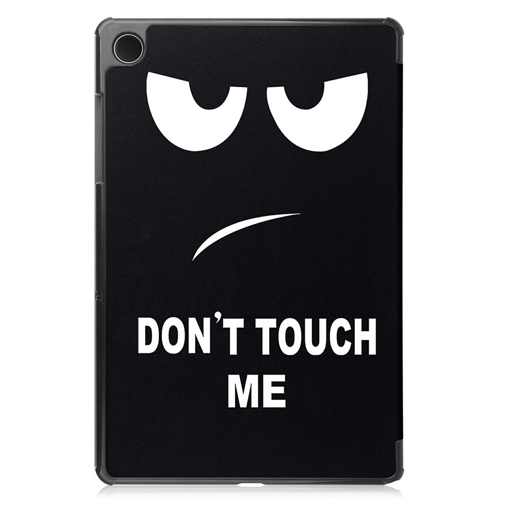 For-Samsung-Galaxy-Tab-A11+-Case-Pattern-Print-Leather-Stand-Tablet-Cover-Don't-Touch-Me