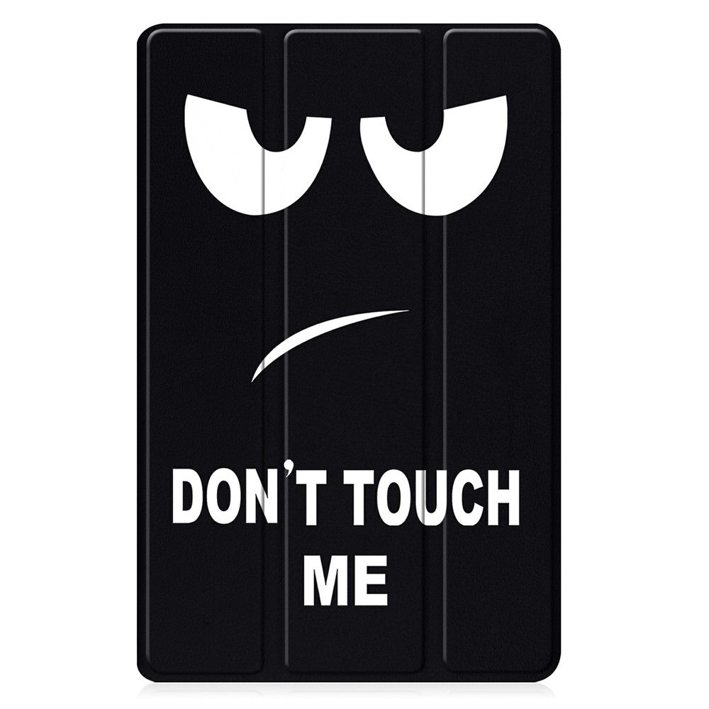 For-Samsung-Galaxy-Tab-A11+-Case-Pattern-Print-Leather-Stand-Tablet-Cover-Don't-Touch-Me