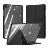 For-Samsung-Galaxy-Tab-A9+-/-Galaxy-Tab-A11+-Case-DUX-DUCIS-Magi-Series-Detachable-Origami-Stand-Leather+PC+TPU-Clear-Back-Cover-Black