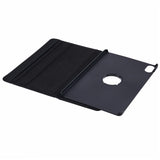 For-Samsung-Galaxy-Tab-S11-Case-Rotating-Stand-PU-Leather-+-PC-Tablet-Cover-with-Elastic-Band-Black