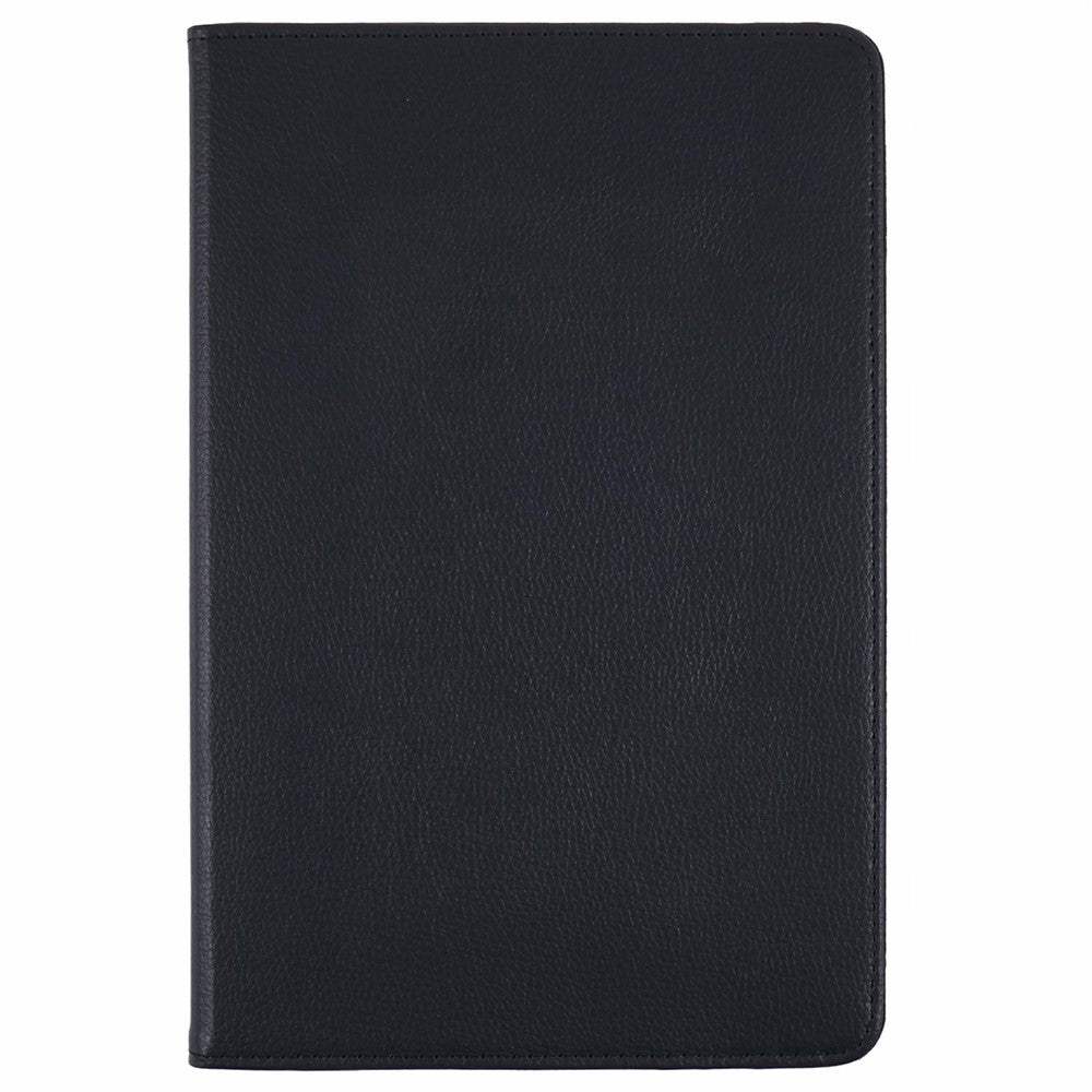 For-Samsung-Galaxy-Tab-S11-Case-Rotating-Stand-PU-Leather-+-PC-Tablet-Cover-with-Elastic-Band-Black