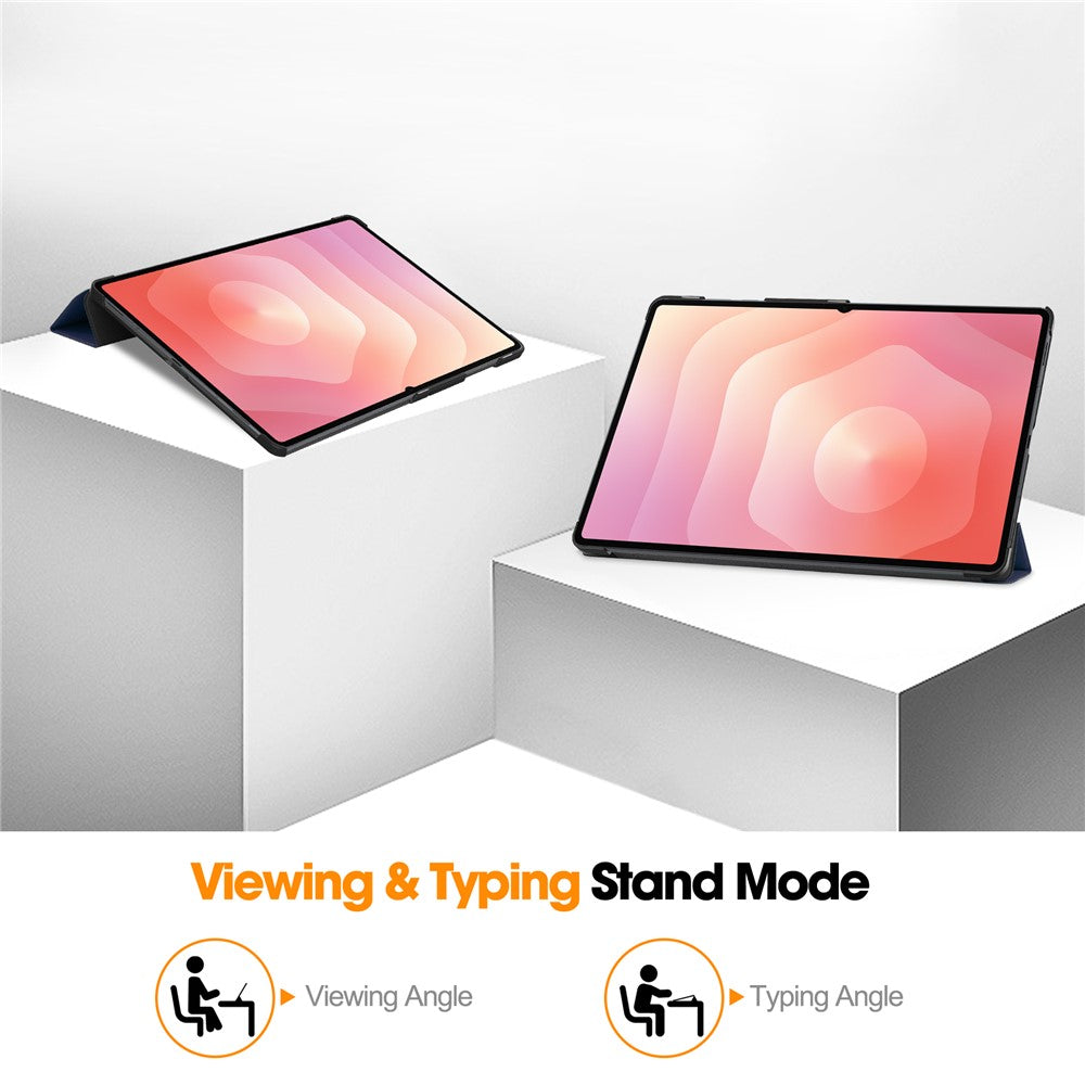 For-Samsung-Galaxy-Tab-S11-Ultra-Case-Anti-Drop-Leather-Stand-Tablet-Cover-Blue