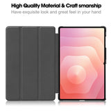 For-Samsung-Galaxy-Tab-S11-Ultra-Case-Anti-Drop-Leather-Stand-Tablet-Cover-Blackish-Green