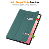 For-Samsung-Galaxy-Tab-S11-Ultra-Case-Anti-Drop-Leather-Stand-Tablet-Cover-Blackish-Green