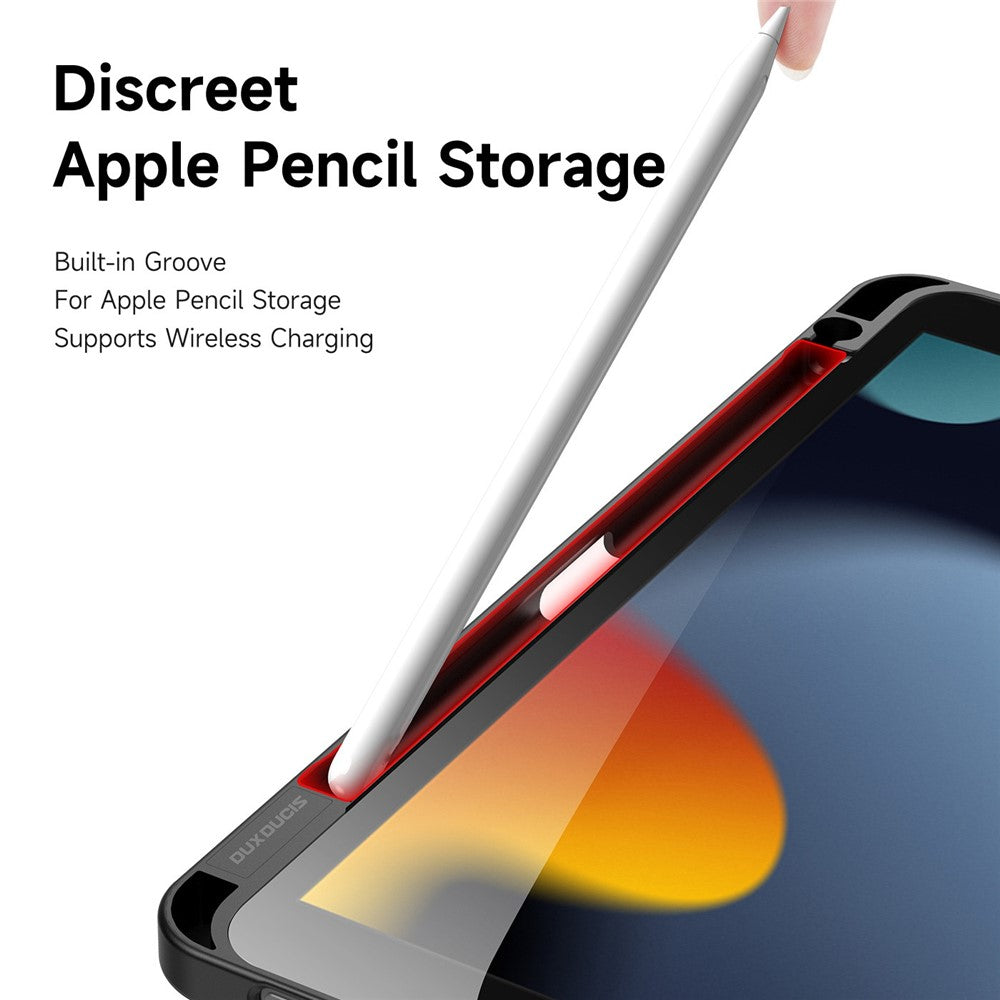 DUX-DUCIS-for-iPad-(2025)-/-10.9-(2022)-Magi-Tablet-Case-Detachable-Leather-Cover-with-V-Fold-Stand-Black