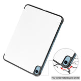 For-iPad-(2025)-/-10.9-(2022)-PU-Leather-Protective-Case-Drop-Proof-Tri-Fold-Stand-Tablet-Cover-with-Auto-Wake-/-Sleep-White