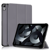 For-iPad-(2025)/10.9-(2022)-PU-Leather-Tablet-Case-Trifold-Stand-Full-Protection-Tablet-Cover-Grey