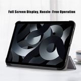 For-iPad-(2025)/10.9-(2022)-PU-Leather-Tablet-Case-Trifold-Stand-Full-Protection-Tablet-Cover-Grey