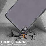 For-iPad-(2025)/10.9-(2022)-PU-Leather-Tablet-Case-Trifold-Stand-Full-Protection-Tablet-Cover-Grey