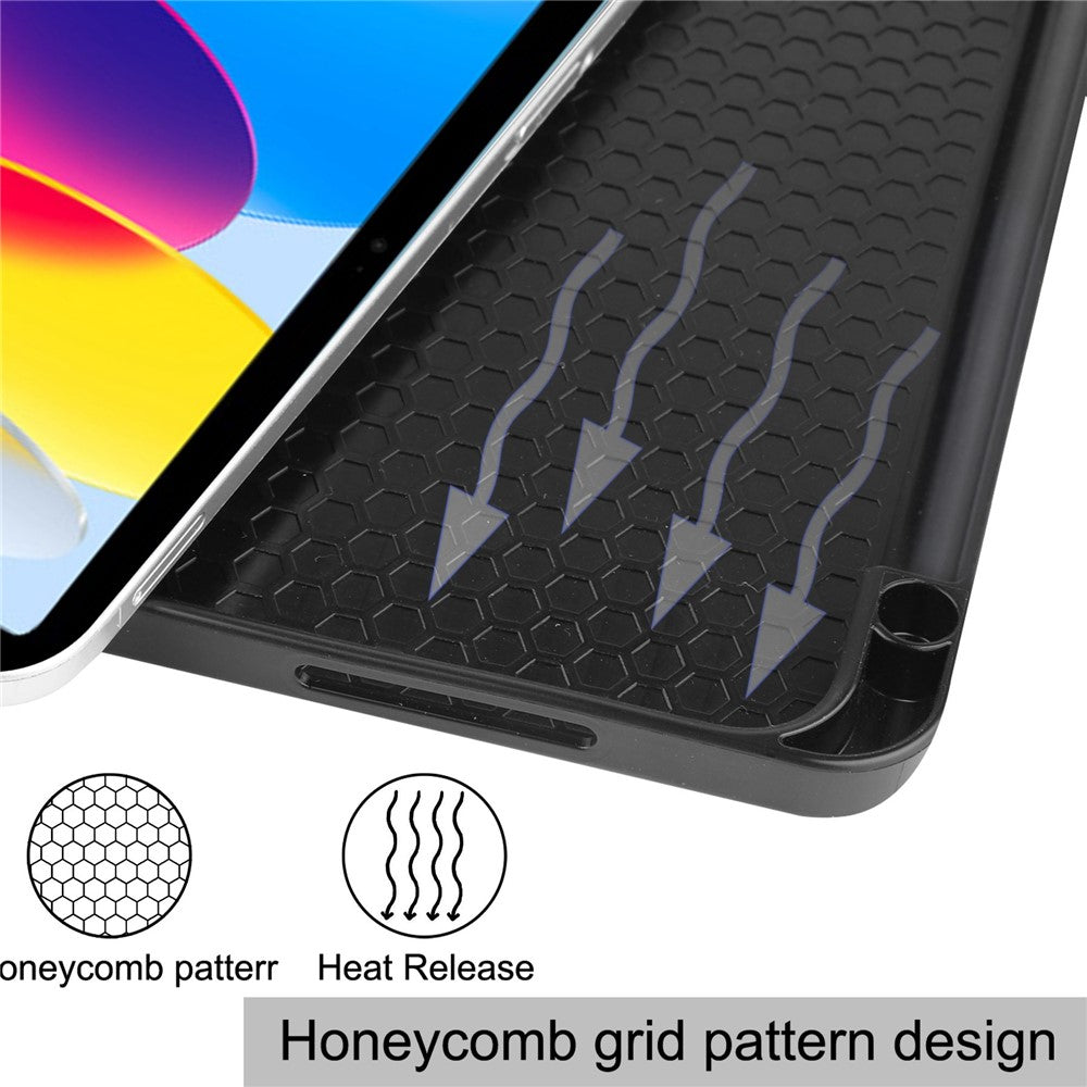 For-iPad-(2025)-/-10.9-(2022)-PU-Leather-Tablet-Case-Tri-Fold-Stand-Auto-Wake-/-Sleep-Protective-Cover-with-Pen-Slot-Rose-Gold